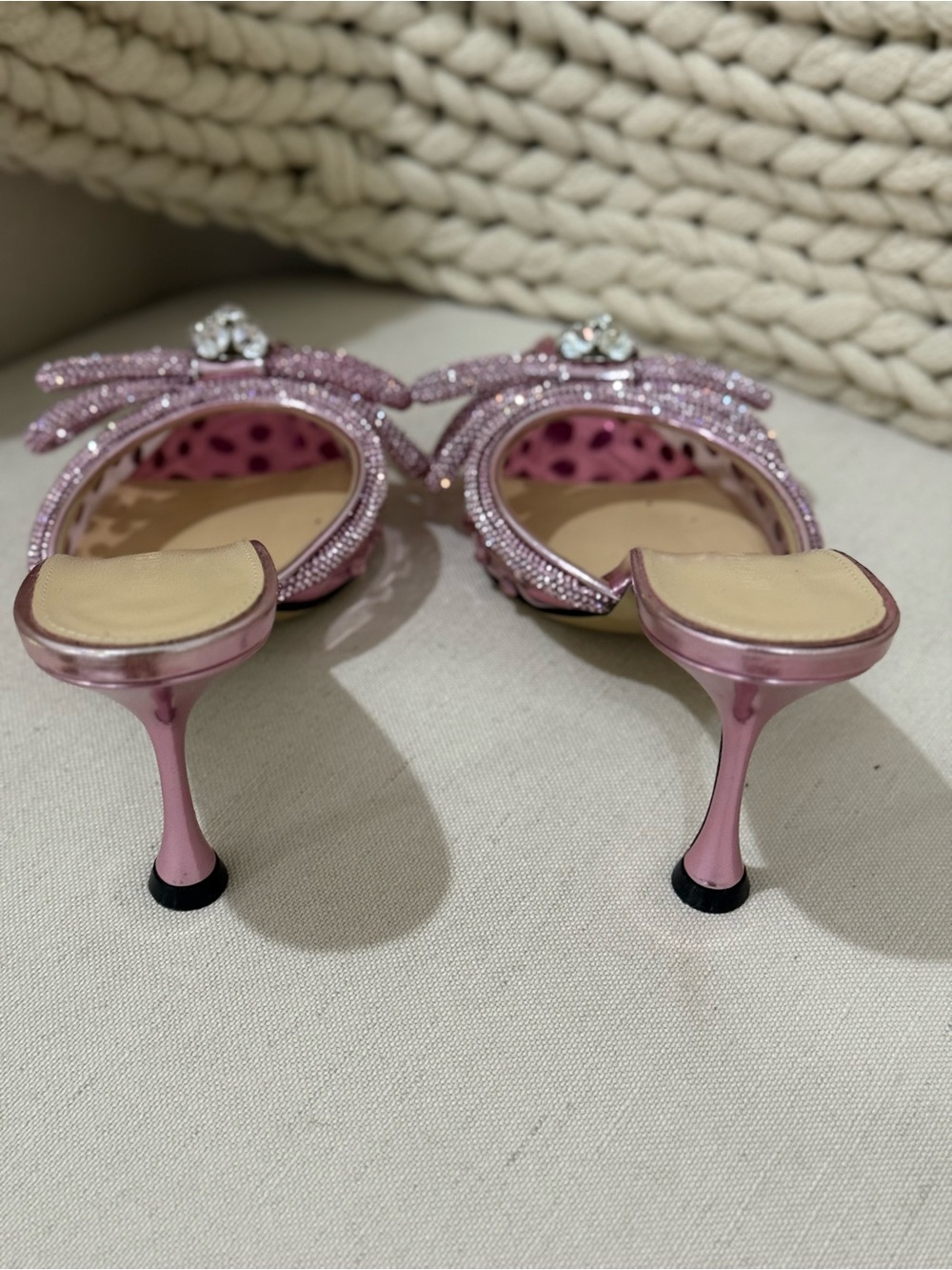 Mach & Mach Double Bow Mules - Picture 6 of 7
